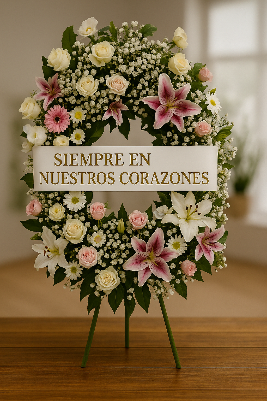 “Flores para recordar, flores para despedir.”